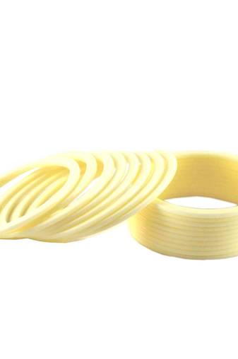 Extra Large Size Acrylic Bangle Color Cream