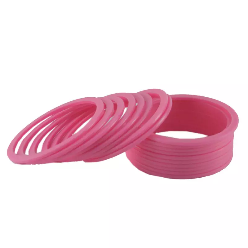 Extra Large Size Metal Bangle Color Pink