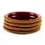 Extra Large Size Brass And Acrylic Bangle Color Maroon