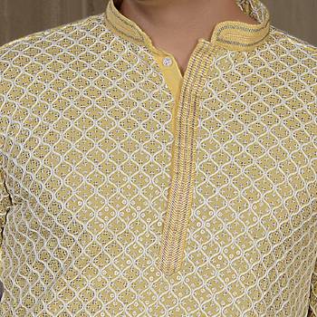 Arruga stylish golden sequins kurta pajama 4