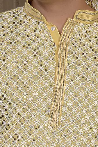 Arruga stylish golden sequins kurta pajama