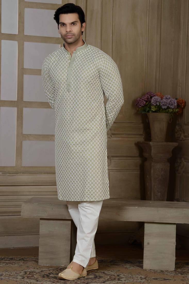 Arruga stylish golden sequins kurta pajama