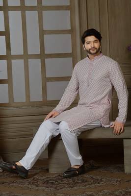 Arruga stylish golden sequins kurta pajama 4