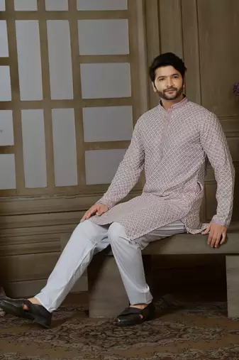 Arruga stylish golden sequins kurta pajama