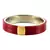 Extra Large Size Brass And Metal Bangle Color Red