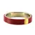 Extra Large Size Brass And Metal Bangle Color Red