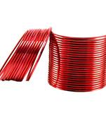 Extra Large Size Metal Bangle Color Maroon