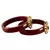 Extra Large Size Brass And Acrylic Bangle Color Maroon