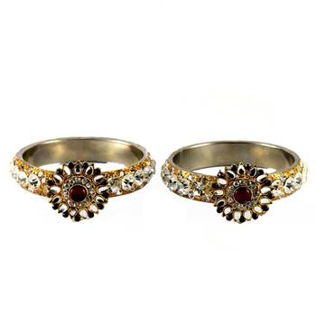 Extra Large Size Brass Bangle Color Golden 1