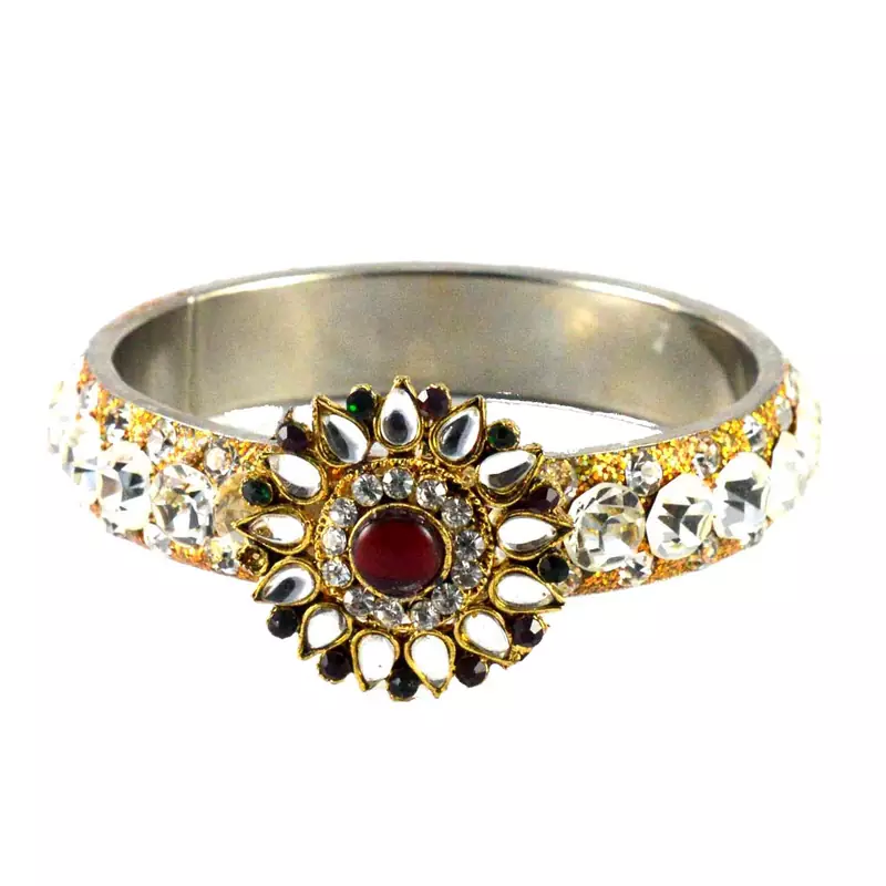 Extra Large Size Brass Bangle Color Golden