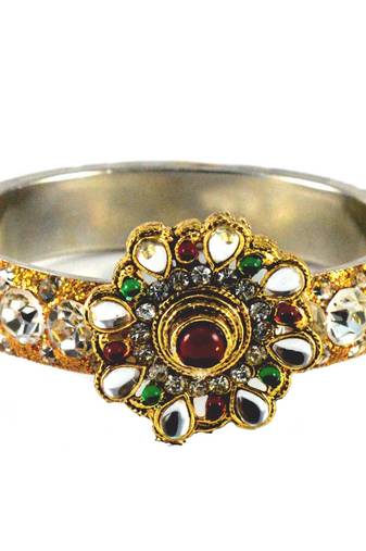 Extra Large Size Brass Bangle Color Golden