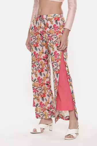 Linen Cotton Printed Pant