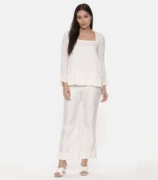 Ivory Silk Pants