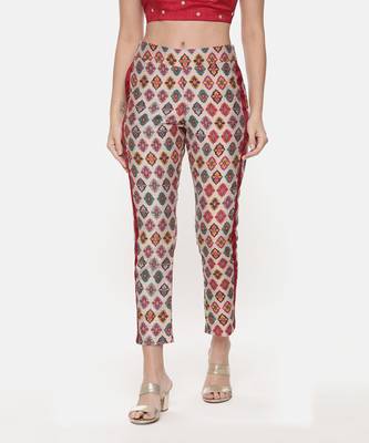 Silk Chanderi Printed Pants 1