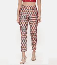 Silk Chanderi Printed Pants
