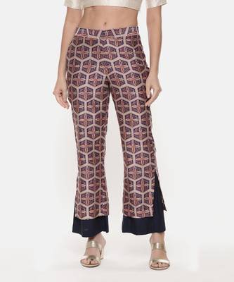 Silk Chanderi Printed Pants 1