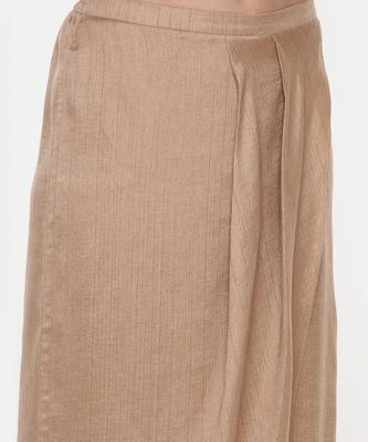 Rust Gold Silk Dhoti Pant 6