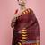 Maroon Tant Cotton Saree Without Blouse Piece