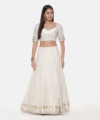 Silk Georgette Emb Blouse 2