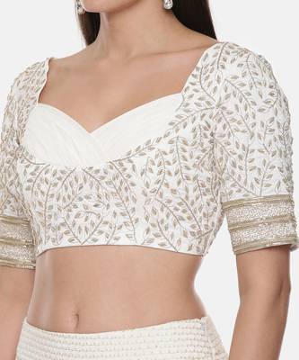 Silk Georgette Emb Blouse 3