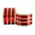Extra Large Size Brass And Metal Bangle Color Red