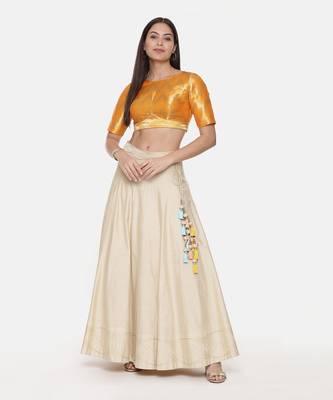 Gold Orange Banares Blouse 2