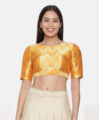 Gold Orange Banares Blouse 1