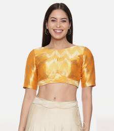 Gold Orange Banares Blouse