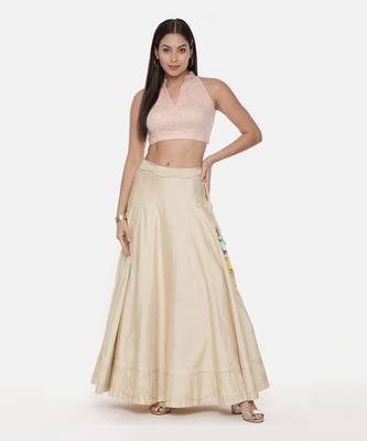 Pink Embroidery Chanderi Blouse 2