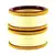 Extra Large Size Brass And Acrylic Bangle Color Cream