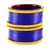 Extra Large Size Brass And Acrylic Bangle Color Blue