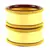 Extra Large Size Brass And Acrylic Bangle Color Yellow