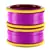 Extra Large Size Brass And Acrylic Bangle Color Purple