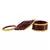 Extra Large Size Brass And Acrylic Bangle Color Brown