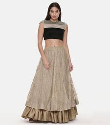 Quirky Black Silver Tissue Blouse