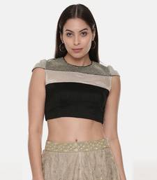 Quirky Black Silver Tissue Blouse