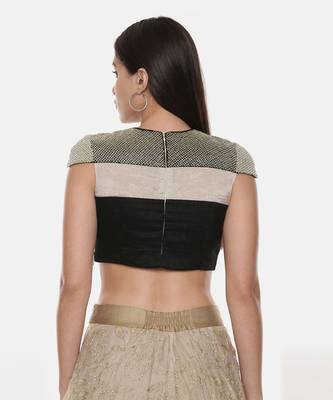 Quirky Black Silver Tissue Blouse 6