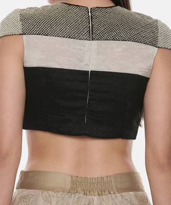 Quirky Black Silver Tissue Blouse 7