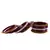 Extra Large Size Brass And Acrylic Bangle Color Brown