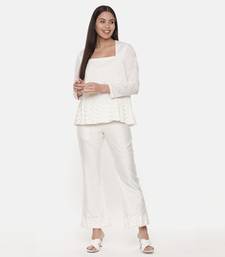 Ivory Silk Top