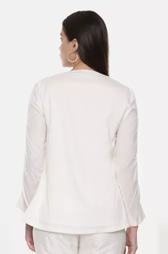 Ivory Silk Top