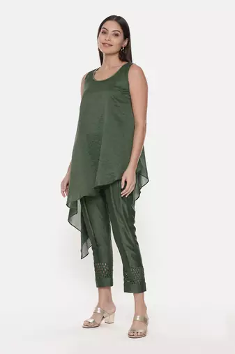 Silk Chanderi Kota Top