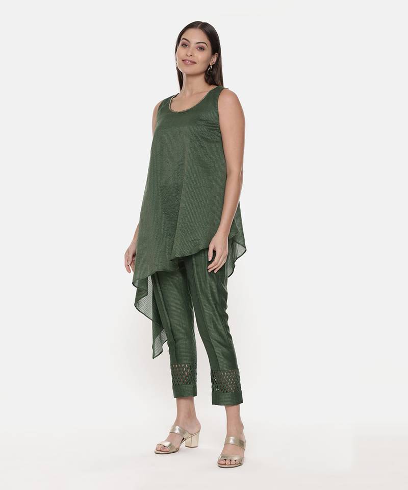 Silk Chanderi Kota Top