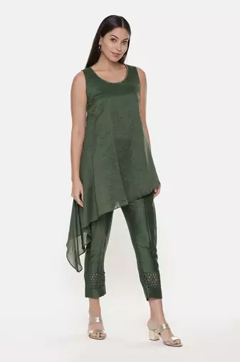 Silk Chanderi Kota Top