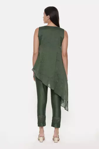 Silk Chanderi Kota Top