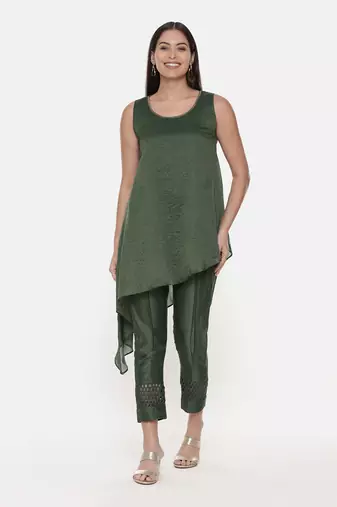 Silk Chanderi Kota Top