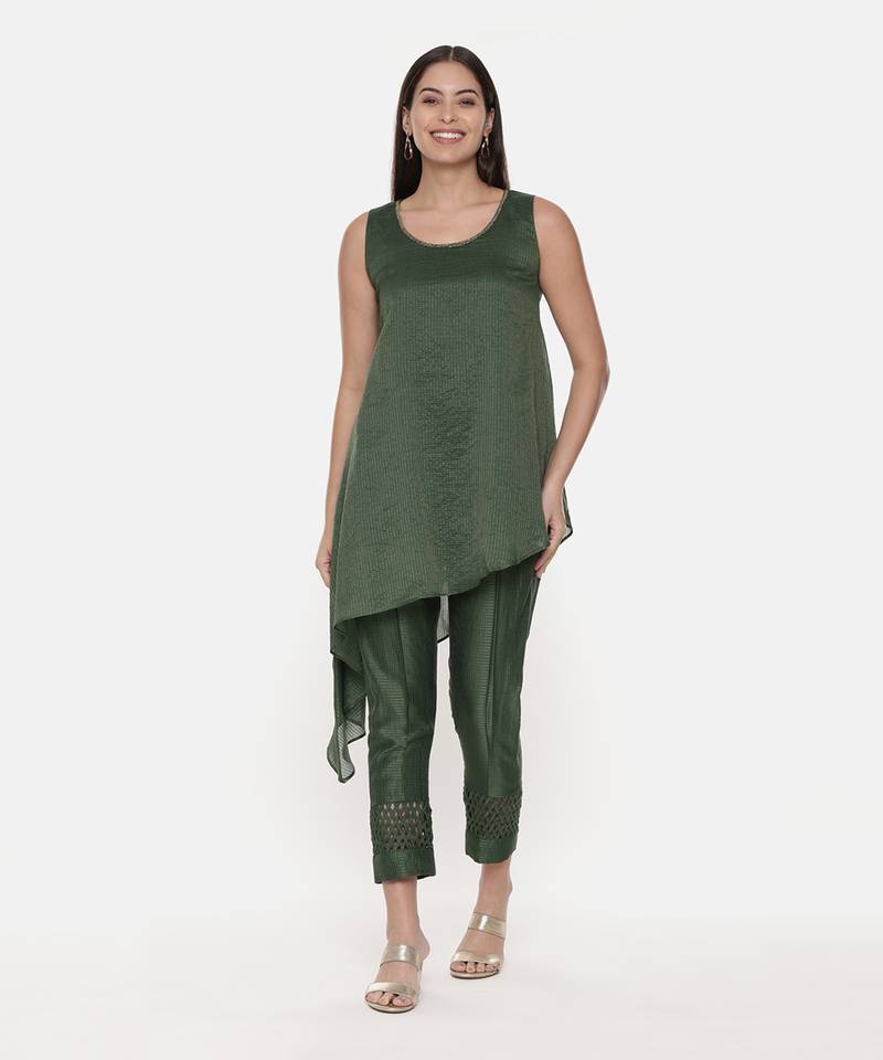 Silk Chanderi Kota Top