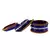 Extra Large Size Brass And Acrylic Bangle Color Blue