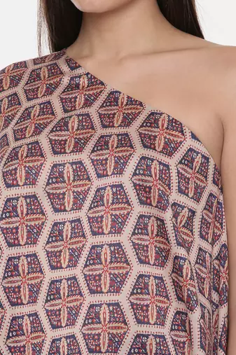Silk Chanderi Printed Top
