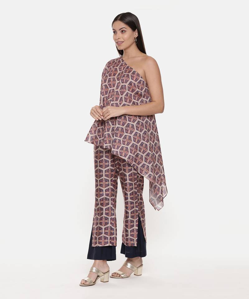 Silk Chanderi Printed Top